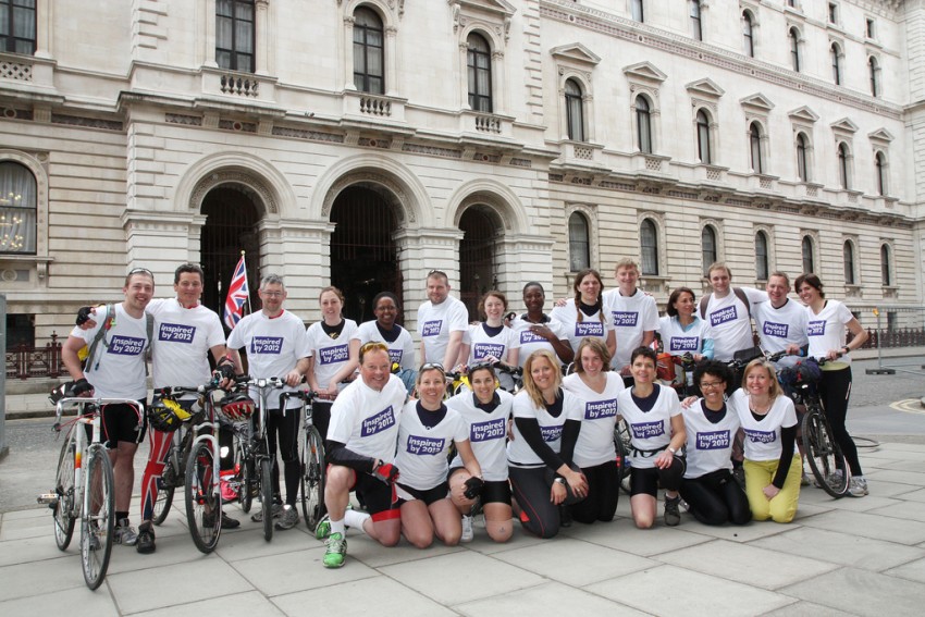 A successful Paris to London charity cycle